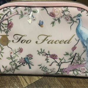 Too Faced Pastel Floral Cosmetic Bag